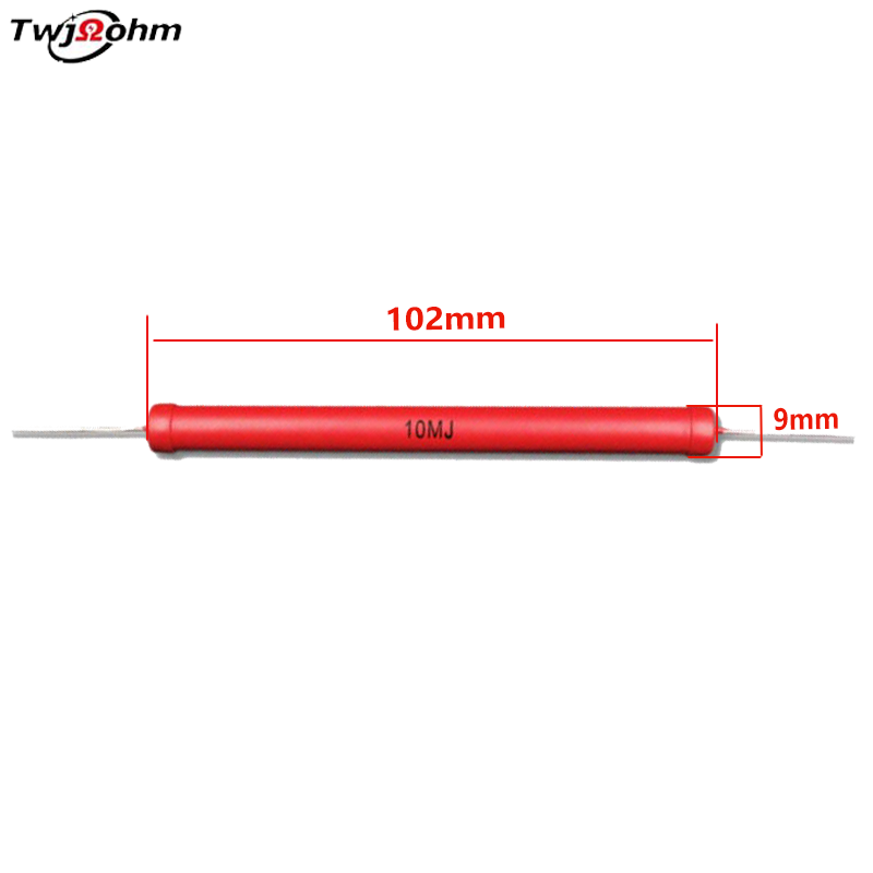 HVR80AH10209J厚膜无感电阻器1M2M5M10M20M50M100M500M1G2G欧姆10W玻璃釉高压电阻器