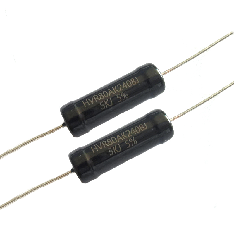 HVR80AK2408 thick film 3W glass glaze non-inductive high-voltage resistor