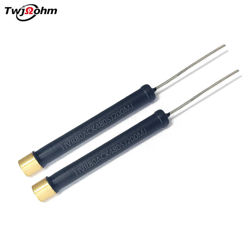 HVR80ACK4805 metal glass glaze high-frequency non inductive insulation high voltage resistor 2M30MJ100MJ50MJ10K30K1GJ