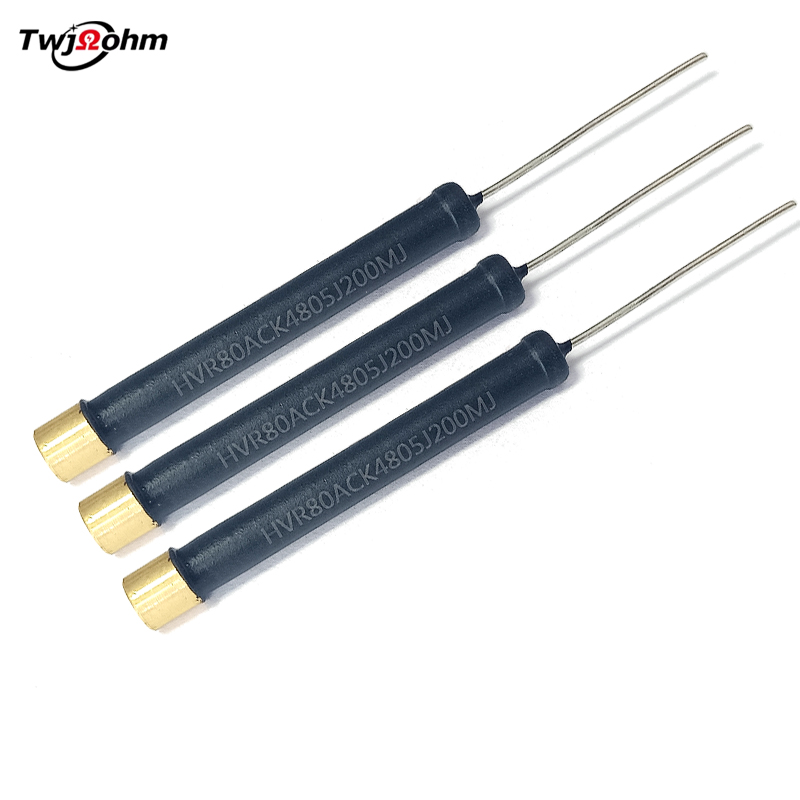 HVR80ACK4805 metal glass glaze high-frequency non inductive insulation high voltage resistor 2M30MJ100MJ50MJ10K30K1GJ