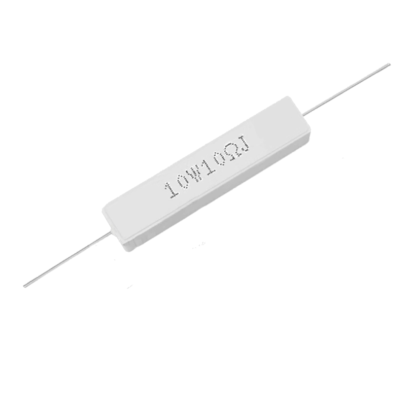 Cement resistor 10W ceramic cement resistor 0.5/1/2/3/5/8/10 Euro vertical cement resistor